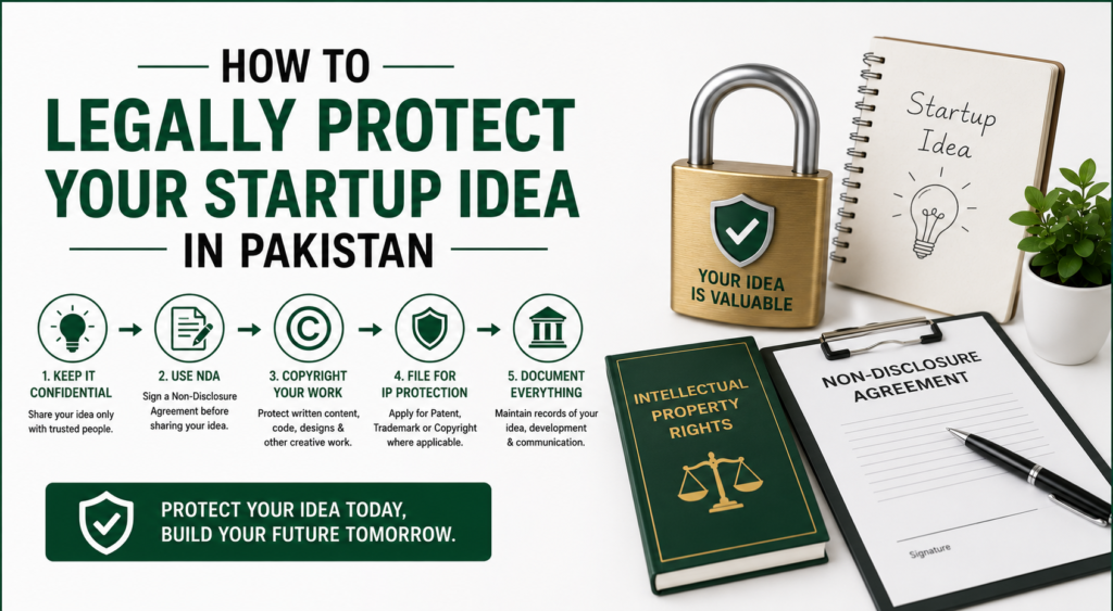 How to Legally Protect Your Startup Idea in Pakistan​