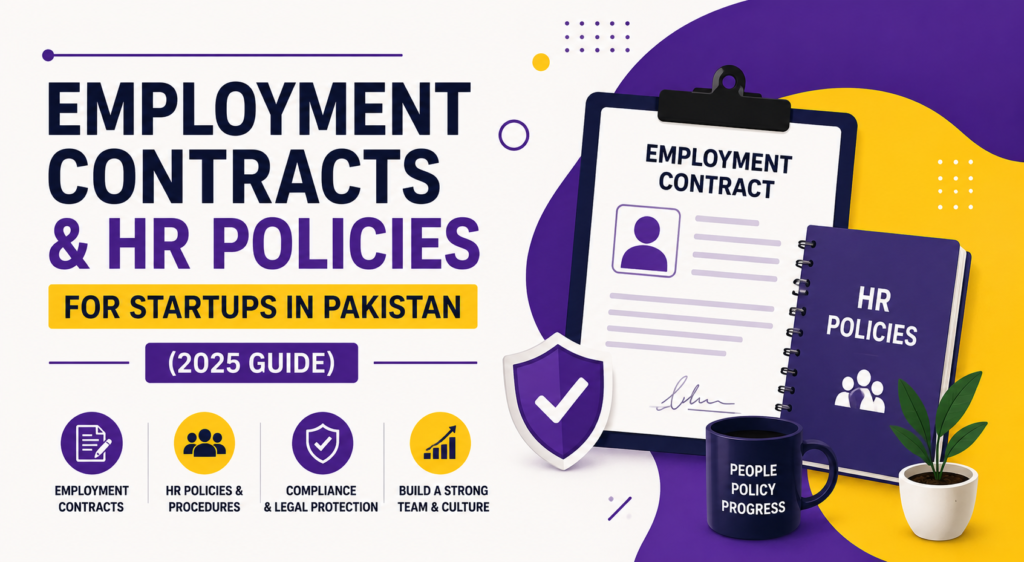 Employment Contracts & HR Policies for Startups in Pakistan (2025 Guide)​