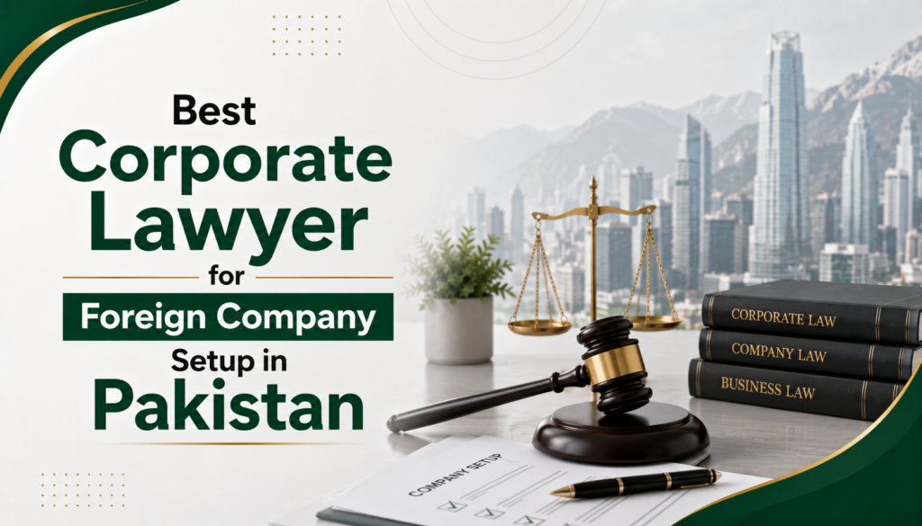 Best Corporate Lawyer for Foreign Company Setup in Pakistan
