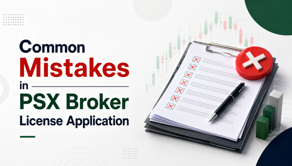 Common Mistakes in PSX Broker License Application