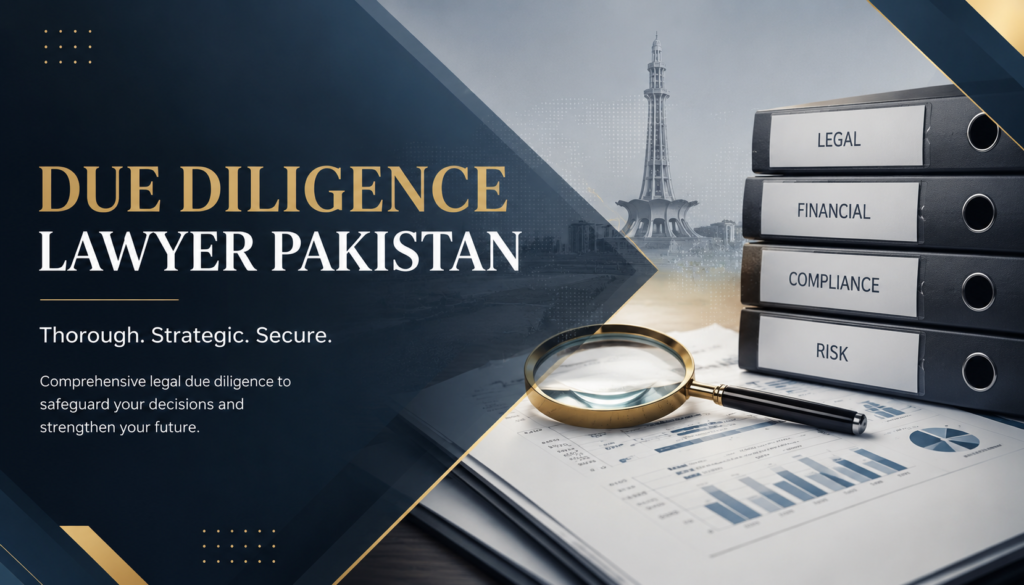 Due Diligence Lawyer Pakistan