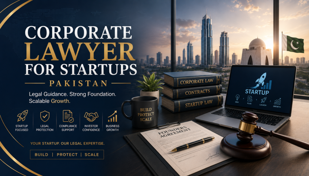 corporate lawyer for startups Pakistan