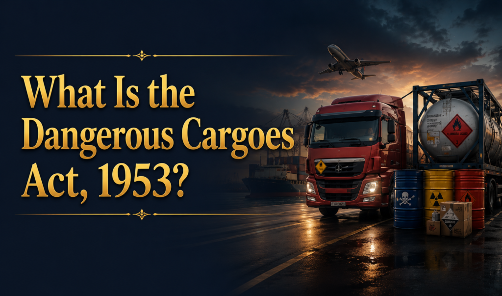 What Is the Dangerous Cargoes Act, 1953?​