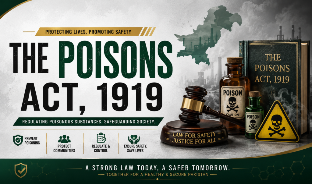Poison Control Law Pakistan