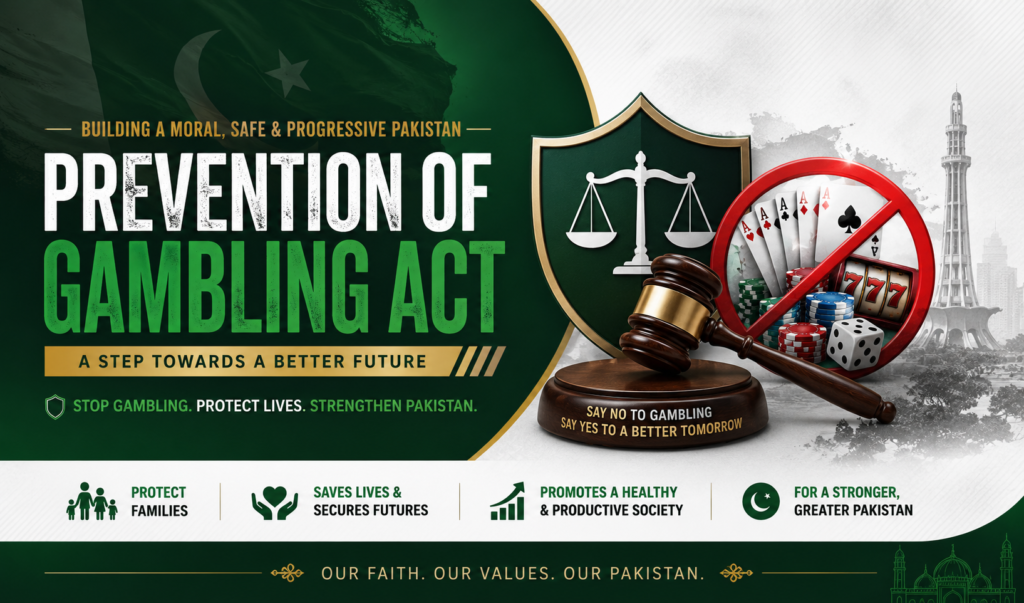 Prevention of Gambling Act in Pakistan