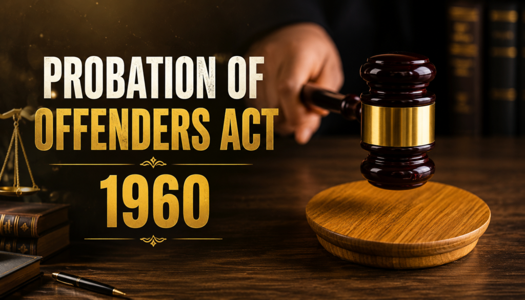 Probation of Offenders Ordinance, 1960